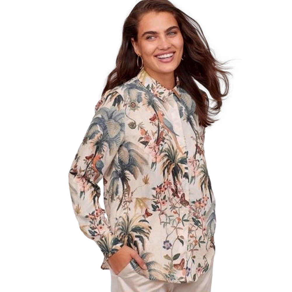 H&M tropical palm tree shirt